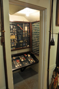 Seaforth Museum - Seaforth badges and part of the nearly complete Canadian Experditionary Force badge collection donated by WWI veteran George Clapshew.