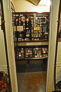 Case 19/20 Seaforth Museum - Seaforth insignia display case. July 2011