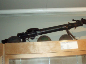 Case 2 top - Seaforth Museum - 2008 Lewis Gun (deactivated)