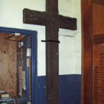 Seaforth Museum - WWI battlefield cross at entrance.