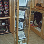 Seaforth Museum tall thin case on right