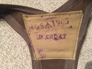 Assault Vest - Bren mag carrier 1945 British - Label
