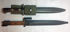 FN C1 bayonet on top and FNX2 E1 bayonet at the bottom.