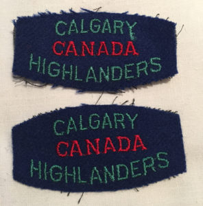 Calgary Highlanders of Canada.