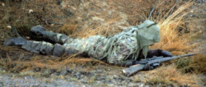 SAS man training with an L42A1 Lee-Enfield sniper rifle (Source: SAS - Barry Davies)