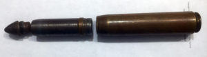 1942 20-MM shell INERT flat tip