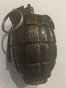 1943 No 36 M MK I hand grenade INERT