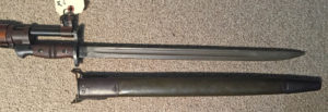 M1917 Winchester right side of bayonet.