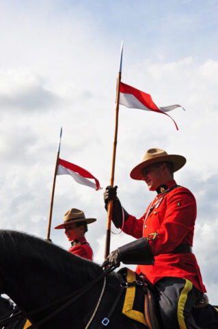 RCMP Muscical Ride 2013 lance pennants