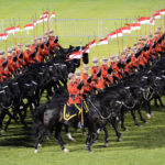 RCMP Musical Ride - performing in Burnaby, B.C, Canada