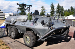 Tactical Armoured Vehicke II (TAV II) made from an ex-Canadian Army Cougar.