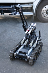 Bomb Disposal robot. Made in Canada.