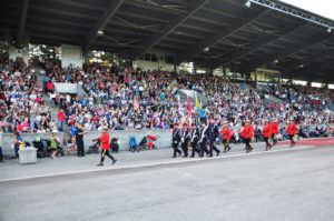 The opening parade.