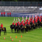 The Musical Ride enters the stadium grounds. (D90 126)