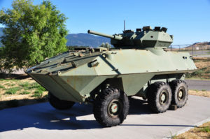 Canadian Army armoured car called a "COUGAR" AVGP