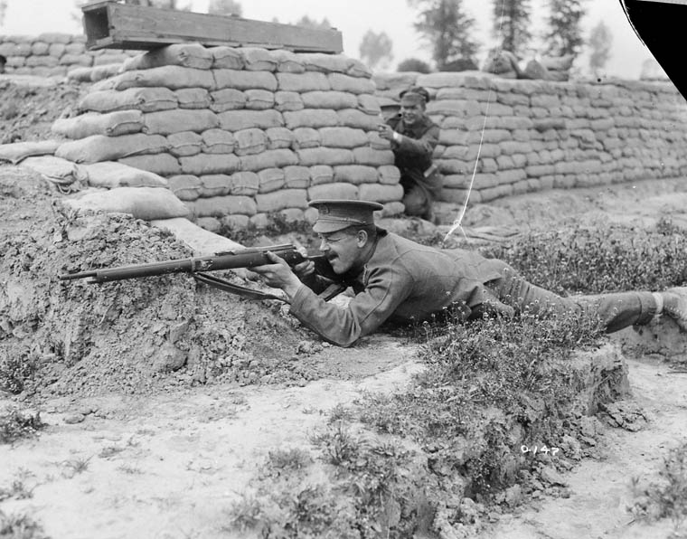 A sniper June 1916 Likelty at Mont-des-Cats France MIKAN3520927