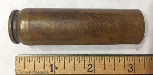 Becker Type M20 20mm cannon shell casing German 1917