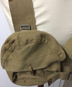 Commando 1944 Vickers K webbing - front of one of two pouches.