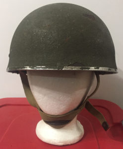 British Airborne Helmet MK II 1944 found in Scotland - front