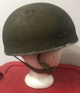 British Airborne Helmet MK II 1944 found in Scotland - right side