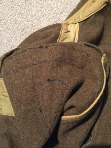 No3 COMMANDO blouse named to J R BRUCE Jr