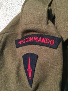 No3 COMMANDO blouse named to J R BRUCE Jr