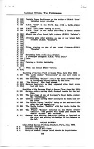 Canadian Official War Photographs WWI INDEX - p. 142