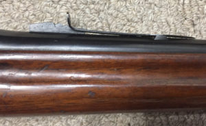 M1917 sporterized by BSA - right side of rear sight.