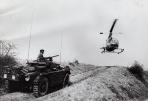 Ferret 54-82543 in 1963 Fort Garry Horse (Photo courtesy of veteran Ferret Crewmember "Digger" McDougall)