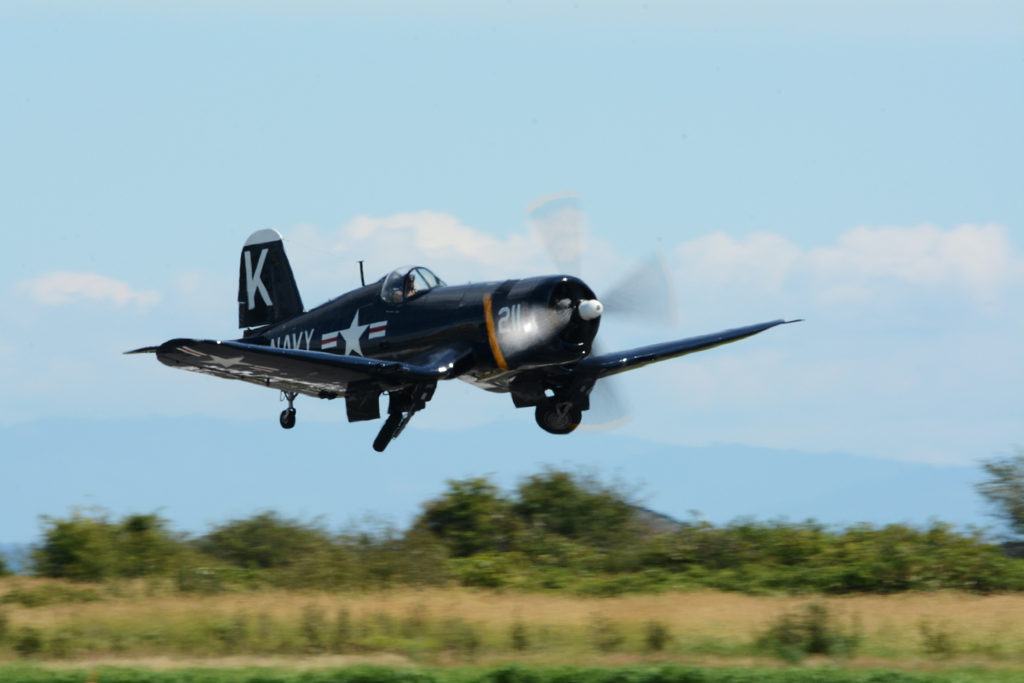 CORSAIR taking off. Erickson Collection BBAS 2018-07-21. Photo by Colin MacGregor Stevens.