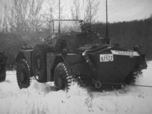 54-82572 LdSH Driver Training towing stuck Ferret out in snow