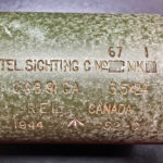 REL C No 67 MK I scope SN 52-C showing the markings.