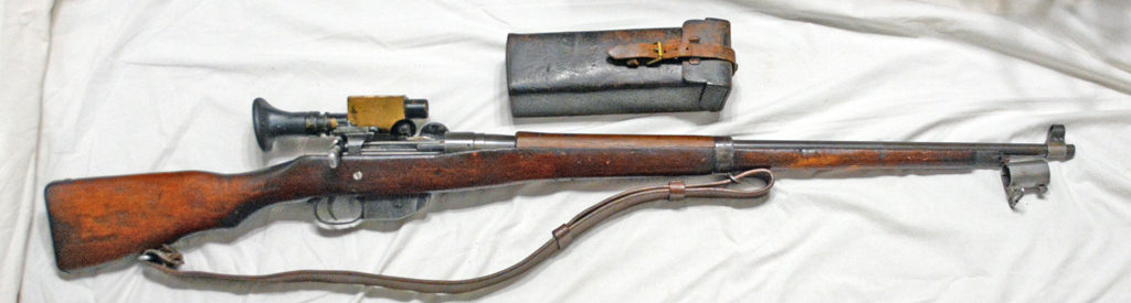 Ross Mk. III sniper rifle clone,fitted with sniper scope.