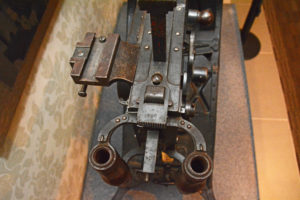 German M.G. 08 serial number 8508c on display at The Military Museums in Calgary, Alberta. Canada, June 2019. Photo by Colin MacGregor Stevens.