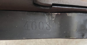 MG 08 15 121b showing mismatched SN on fusee housing. SN 4608