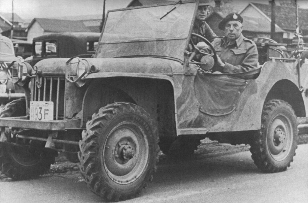 Bantam Car 5 Cwt. being tested in Canada circa 1941.
