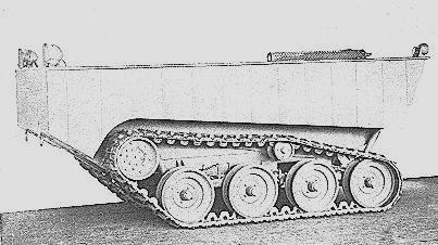 Tracked Jeep Mk. II - left side period photo. 