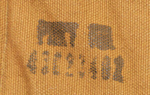 US 1943 Griswold bag for paratroops, rigger modified - showing stock part number