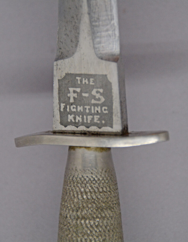 1st Pattern F-S Fighting Knife (6) "THE F-S FIGHTING KNIFE" etching