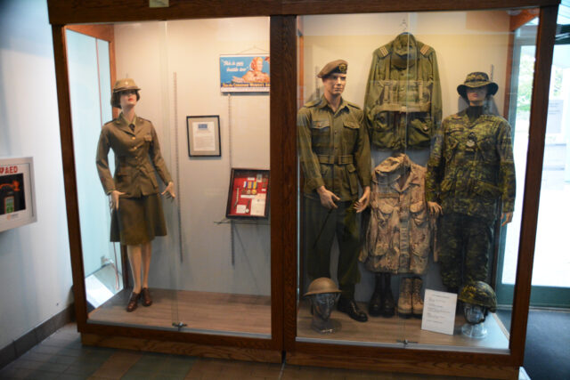 12 Service Battalion Museum 2020 (12) CWAC & combat uniforms