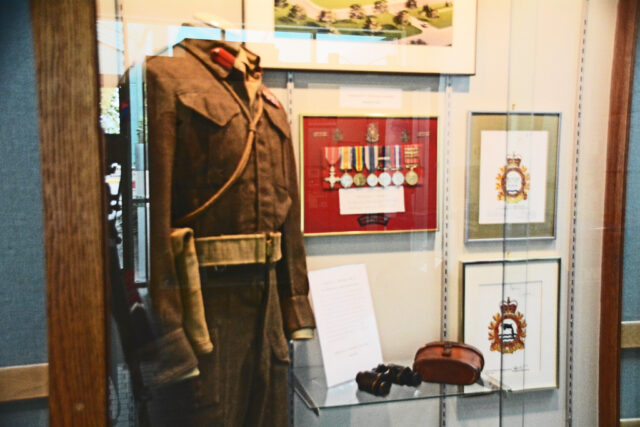 12 Service Battalion Museum 2020 Colonel Sherman's uniform