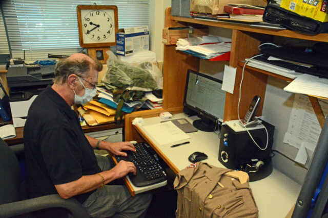 12 Service Battalion Museum 2020 - Violunteers Al White, Registrar