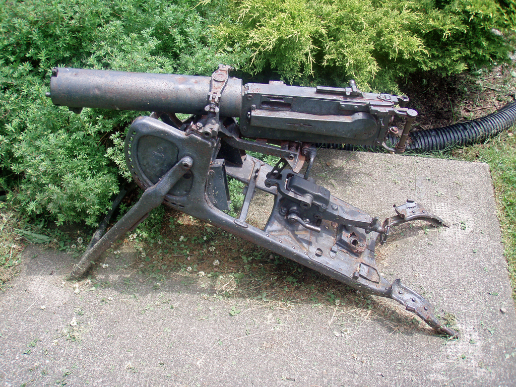MG 08 still outside at Beamsville, Ontrio in 2008