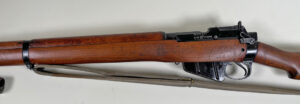 Lee-Enfield rifle No4 Mk2 PF309294 all matching serial numbers left side centre section