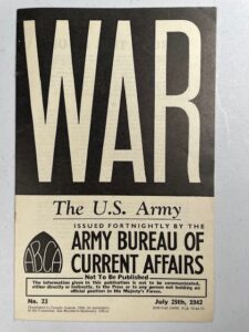 WAR 23 WWII mini-magazine