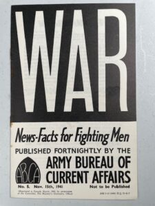 WAR 5 WWII mini-magazine