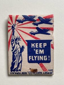 WWII American book of matches BUY WAR BONDS