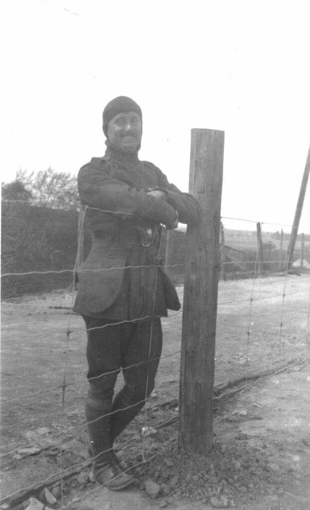 Rennie, pilot of first JN-4 to crash at Beamsville, Ontario, Canada - Capt Wm. Arnott Stevens' Photo