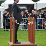 Victoria Highland Games 2013 150th - HRH Prince Andrew on the review stand (116)