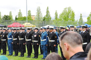 Victoria Highland Games 2013 150th - Honour Gaurd for Prince Andrew. I was not impressed. (120)